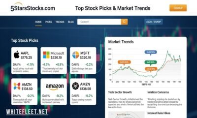 Investors analyzing stock market trends and financial data