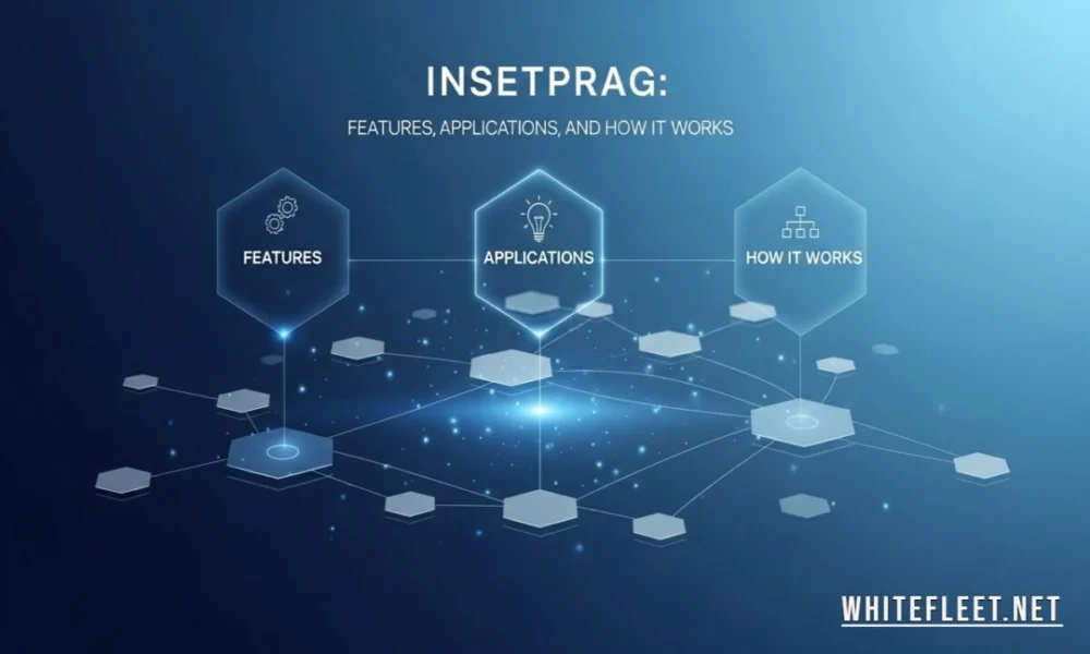Insetprag software interface showing data analytics and productivity tools