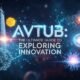 Avtub platform dashboard showing analytics, collaboration tools, and content creation features for digital productivity