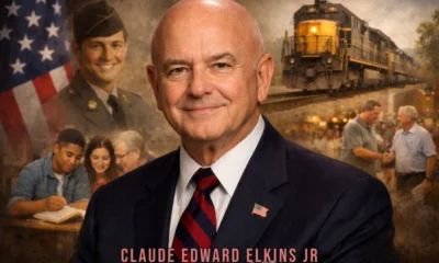 Portrait of Claude Edward Elkins Jr., influential leader and philanthropist inspiring resilience, leadership, and community service.