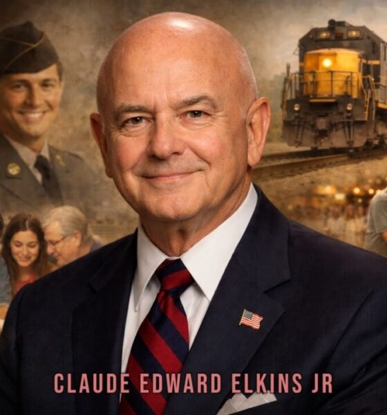 Portrait of Claude Edward Elkins Jr., influential leader and philanthropist inspiring resilience, leadership, and community service.