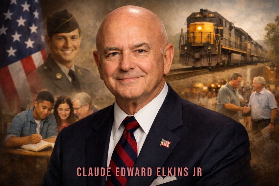 Portrait of Claude Edward Elkins Jr., influential leader and philanthropist inspiring resilience, leadership, and community service.