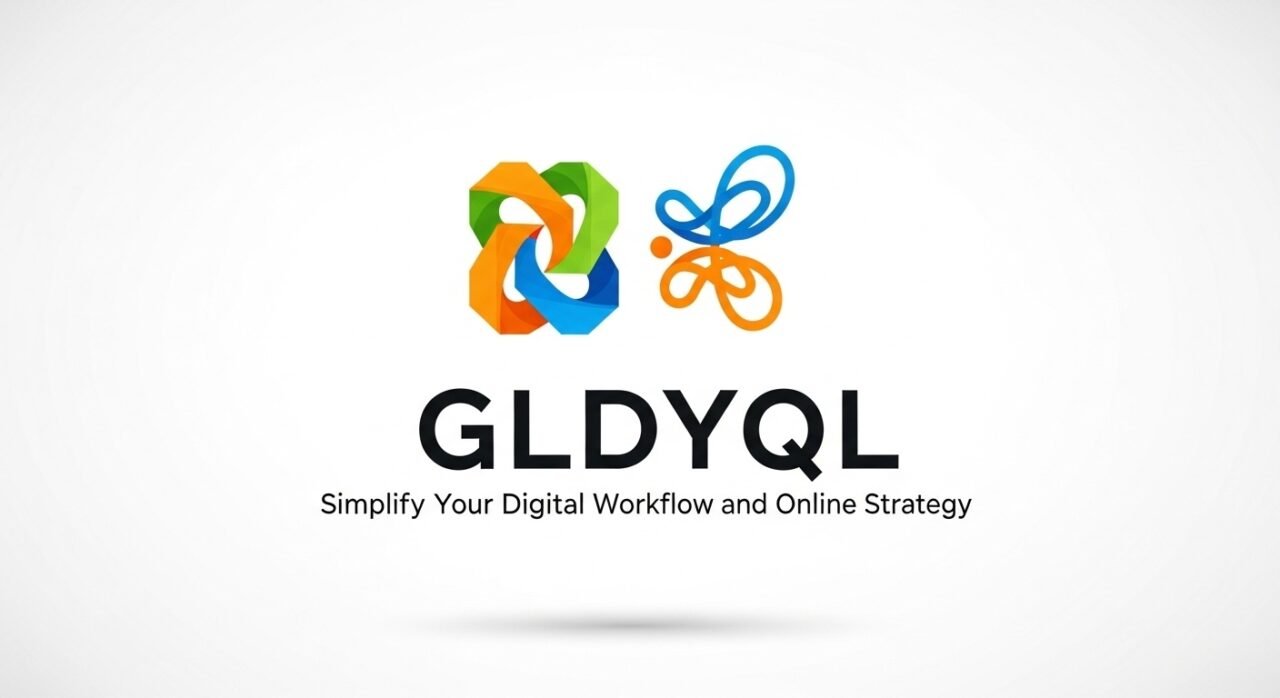 Digital creator using Gldyql platform to manage projects, streamline workflow, and enhance online presence