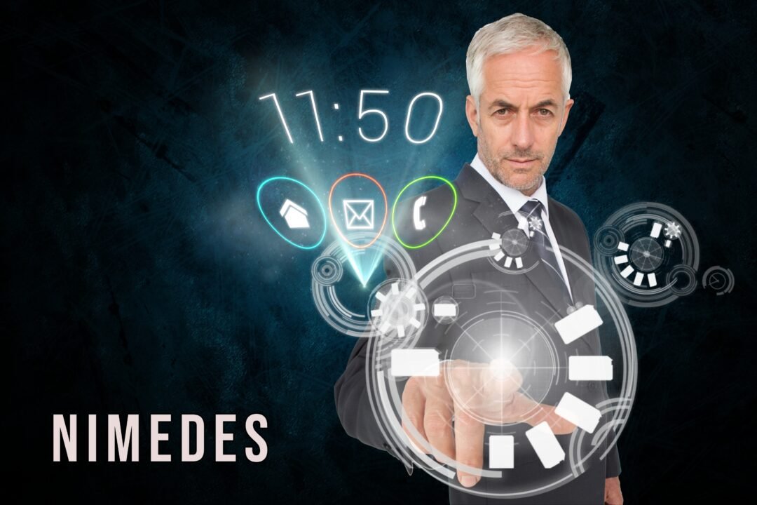 Screenshot of Nimedes dashboard showing team collaboration, project tracking, and analytics for modern business management.