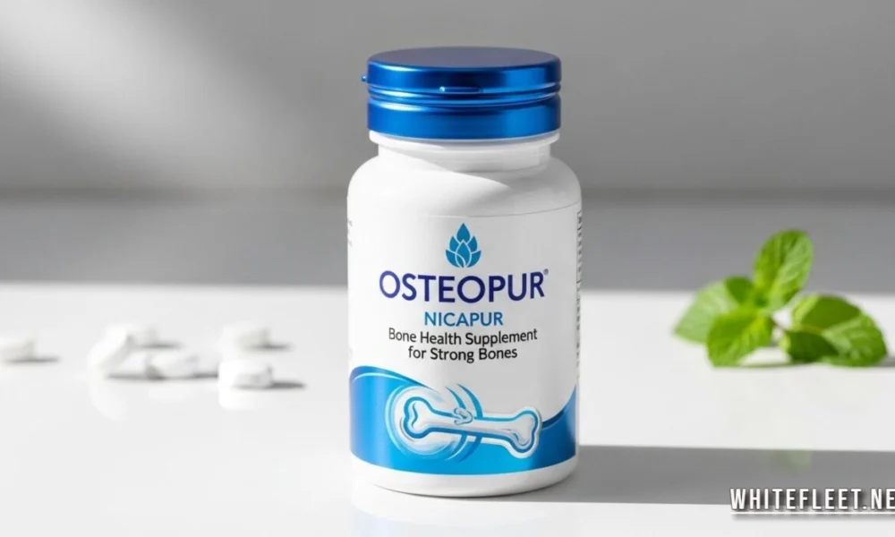 Osteopur NICAPUR bone health supplement with capsules and natural ingredients for stronger bones and joints