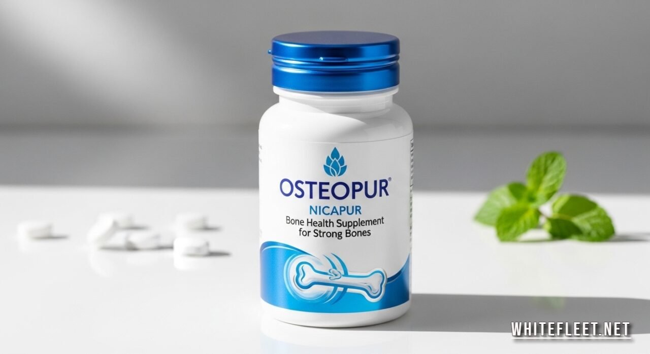 Osteopur NICAPUR bone health supplement with capsules and natural ingredients for stronger bones and joints