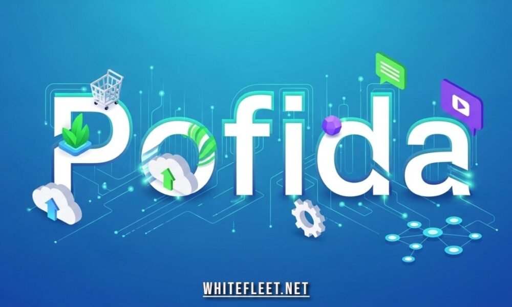 Pofida digital platform interface showcasing user-friendly online tools and services